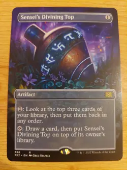 Sensei's Divining Top (Borderless) - 398 (Double Masters 2022) - Near Mint NM - Image 1