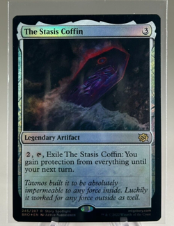 1x The Stasis Coffin *Foil* - The Brothers' War - Near Mint - Image 1