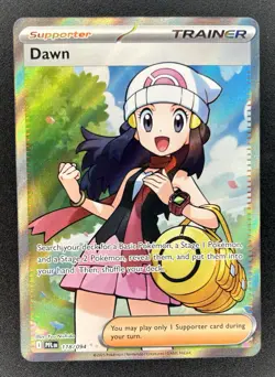 Dawn 118/094 Pokemon TCG Phantasmal Flames Ultra Rare Trainer Full Art PackFresh - Image 1
