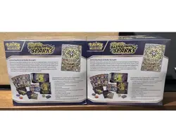 Pokemon TCG Surging Sparks Pokemon Center Elite Trainer Box ETB New/Sealed x 2 - Image 2