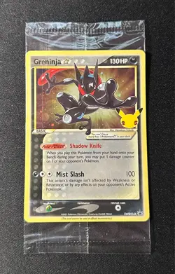 Pokemon Greninja Gold Star SWSH144 Celebrations Sealed Promo X 15 Copies - Image 2