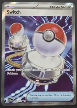 Pokemon TCG: Phantasmal Flames - Switch (123/094) Full Art Trainer Double Rare - Image 1