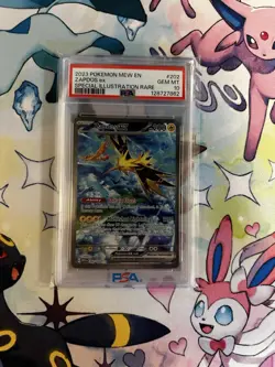 Zapdos 202/165 Special Illustration Rare Pokemon Scarlet Violet 151 PSA 10 GemMT - Image 1