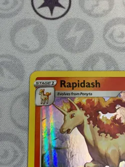 C1676 POKEMON TCG RAPIDASH HOLO NM #SWSH270 SILVER TEMPEST BLACK STAR PROMO - Image 3