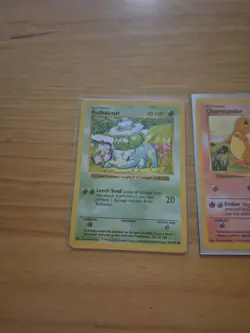Pokemon Lot - Shadowless Charmander Squirtle And Bulbasaur - Shadowless Base - Image 2