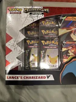 Pokemon TCG Celebrations Collection Lance's Charizard V Box 820650101625 - Image 3