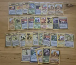Pokemon Lot - 32x Wotc Rares - Jungle Fossil Rocket Base Gym - Image 1
