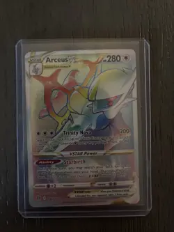 Pokemon TCG Brilliant Stars #176/172 Arceus Vstar - Image 1