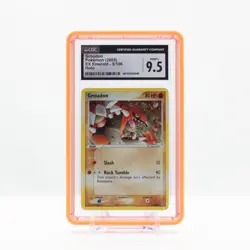 Pokemon Groudon #5 Holo EX Emerald 2005 - CGC 9.5 Mint+ - Image 1