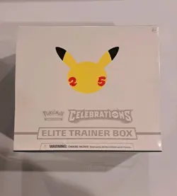 Sealed Pokemon TCG: 25th Anniversary Celebrations Elite Trainer Box 2021 NEW 🎅 820650809439 - Image 1