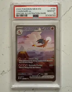 Charizard EX 199/165 Pokemon S&V 151 Special Illustration Rare PSA 10 GEM MINT - Image 1