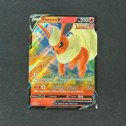 Flareon V SWSH149 Sword & Shield Black Star Promo LP Pokemon TCG - Image 1