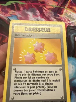 Carte Pokemon Francais Wizard Set De Base Reanimation 89/102 Dresseur - Image 3
