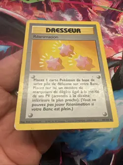 Carte Pokemon Francais Wizard Set De Base Reanimation 89/102 Dresseur - Image 5