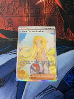 Pokemon TCG Lillie’s Determination 184/132 SIR Mega Evolutions NM/M - Image 2