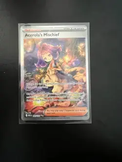 Pokemon Acerola's Mischief 183/190 Mega Evolution NM HOLO - Image 1