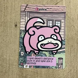 Pokie Pokiebubies V2 1st Edition Fan Art 158 Chef Ken Lee Pokemon Slowpoke - Image 1