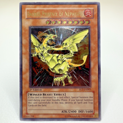 Yugioh Sacred Phoenix of Nephthys FET-EN005 1st Edition Ultimate Rare Holo - NM - Image 1