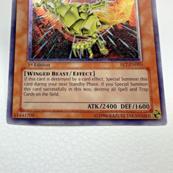Yugioh Sacred Phoenix of Nephthys FET-EN005 1st Edition Ultimate Rare Holo - NM - Image 4