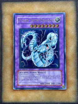 Yugioh Cyber Twin Dragon CRV-EN035 Ultimate Rare 1st Ed NM - Image 1