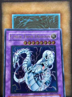 Yugioh Cyber Twin Dragon CRV-EN035 Ultimate Rare 1st Ed NM - Image 4
