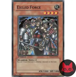 Yugioh Exiled Force 5DS1-EN019 Common 1st Edition NM - Image 1