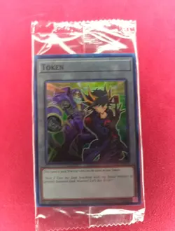 Yusei & Junk Warrior SEALED Token Promo Yugioh Tcg Doom Of Dimensions - Image 1