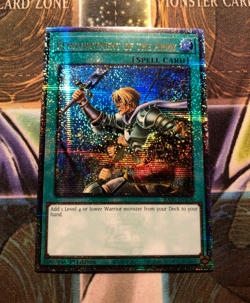 *** REINFORCEMENT OF THE ARMY *** QUARTER CENTURY SECRET RARE RA01-EN051 YUGIOH! - Image 1