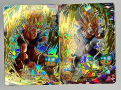 Bandai Super Dragon Ball Hereos cards MM5-020 Son Goku MM5-022 Vegeta UR - Image 1