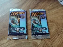 Magic "Nemesis" 15-Card Sealed Booster Pack X1 - Image 1