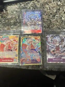 One Piece tcg Card Game Cards Luffy Lot - Image 1