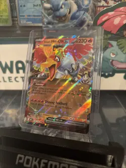 Pokemon TCG Ho Oh EX Destined Rivals Holographic Card 039/182 - Image 1