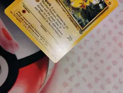 1999 Pokemon W Stamp 1st Edition Pikachu 60/64 Jungle Set WOTC Gold Promo Card - Image 5
