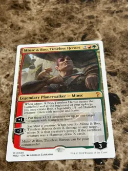 MINSC & BOO, TIMELESS HEROES Magic MTG Mystery Booster 2 White Border - Image 1