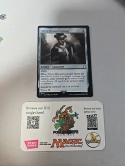 MTG - Silver Shroud Costume - Universes Beyond: Fallout Miscut MISPRINT - Image 1