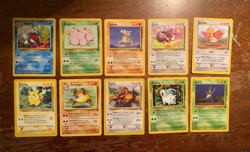10 VINTAGE Pokemon Cards from Various Classic Sets!! - Image 1