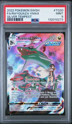 Rayquaza VMAX TG20/TG30 Silver Tempest Trainer Gallery Pokemon English PSA 9 - Image 1