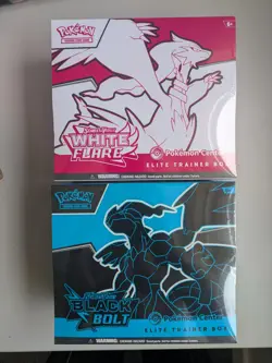 Pokemon Center Black Bolt & White Flare Elite Trainer Box ETB Set - SEALED - Image 1