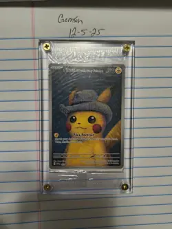 Pikachu with Gray Felt Hat Van Gogh Promo SVP #085 Pokemon Sealed - Image 1