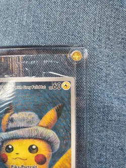 Pikachu with Gray Felt Hat Van Gogh Promo SVP #085 Pokemon Sealed - Image 5