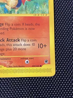 Pokemon TCG Cyndaquil Regular 104/165 Near Mint Condition - Image 4