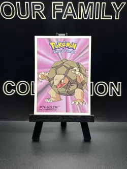 2000 Pokemon Dunkin Boomer Golem #76 Regular LP - Image 1