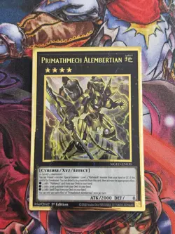 Primathmech Alembertian - MGED Premium Gold Rare 1st Ed NM Yugioh - Image 1