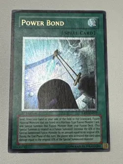 Yugioh! MP Power Bond - CRV-EN037 - Ultimate Rare - 1st Edition Moderately Playe - Image 2