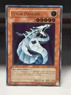 Cyber Dragon (UTR) CRV-EN015 Cybernetic Revolution 1st Edition Ultimate Rare #5 - Image 1