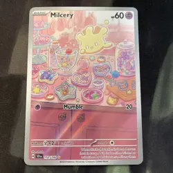Milcery 152/142 - SV07: Stellar Crown - Pokemon Card Full Art Psychic Type - Image 1