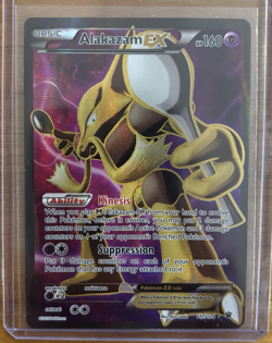 Alakazam EX 117/124 X & Y Fates Collide Ultra Rare Full Art Holo Pokemon Card - Image 1