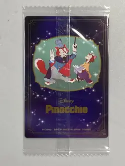 Pinocchio Honest John and Gideon - 33 - Disney Wafer Sealed Card - Image 2