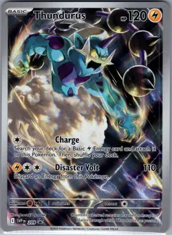 Thundurus SVP 209 SV: Scarlet & Violet Promo Cards - Pokemon Card - NM - Image 1