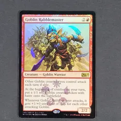 MTG Card - 1x Goblin Rabblemaster - Core Set 2015 - NM/LP - Buy a Box Promo Foil - Image 2